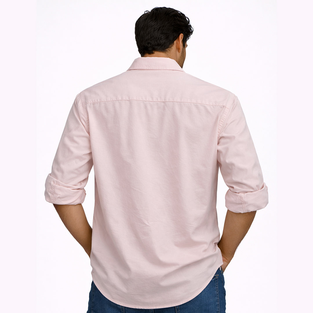 Men’s Slim Fit Stipes Formal Shirt – White