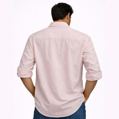 Men’s Slim Fit Stipes Formal Shirt – White
